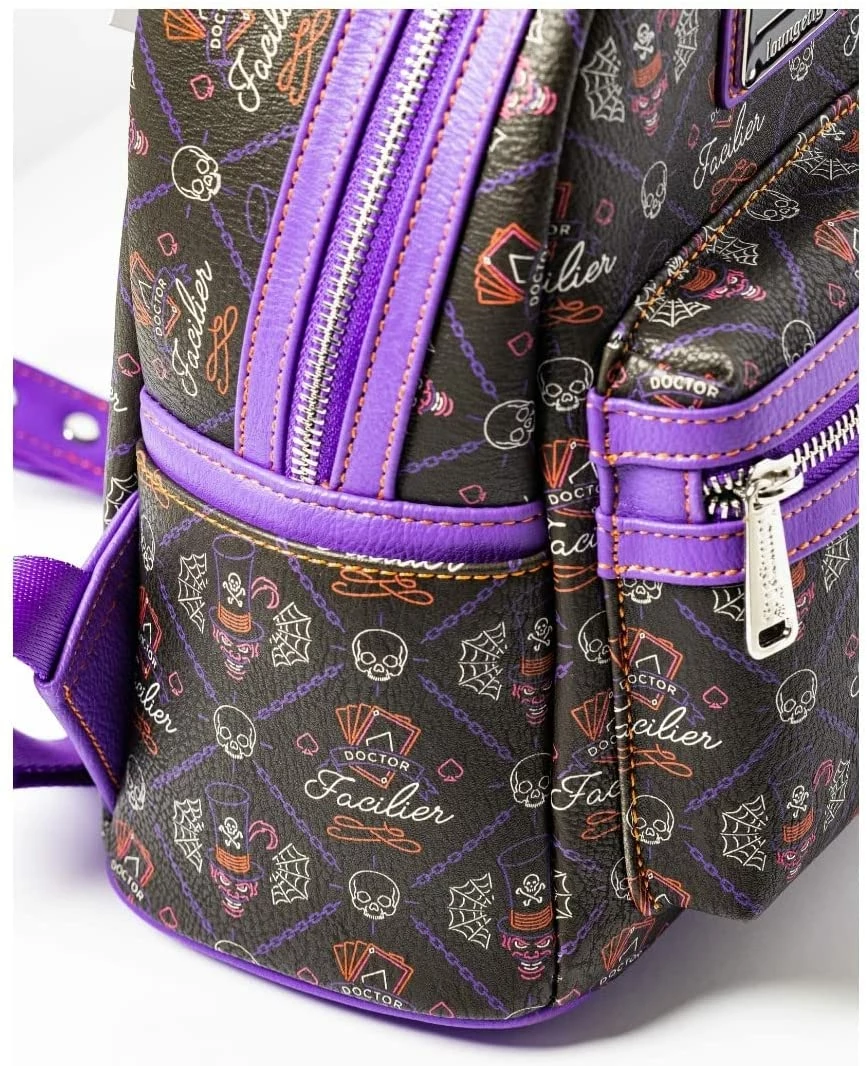 LOUNGEFLY Disney Villains Dr Facilier AOP Mini Backpack 11 LOUNGEFLY Disney Villains Dr Facilier AOP Mini Backpack