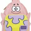 LOUNGEFLY SpongeBob Patrick Faux Leather Mini Backpack Standard New