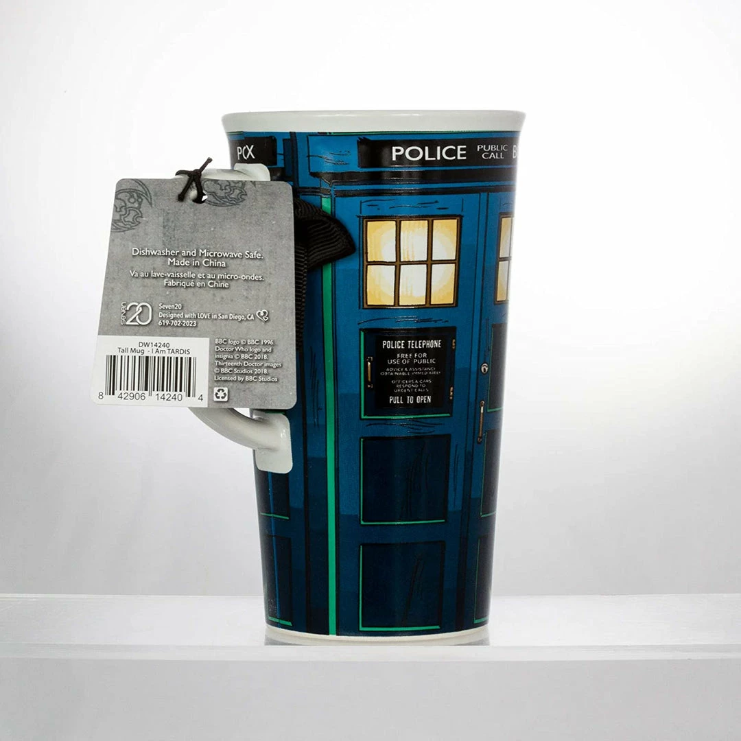 ShopHippo New Se7en20 Doctor Who Ceramic Tardis Police Box Tumbler 13th Doctor 12oz 4 ShopHippo New Se7en20 Doctor Who Ceramic Tardis Police Box Tumbler 13th Doctor 12oz