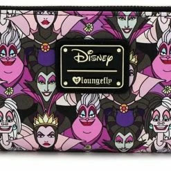 New LOUNGEFLY Disney Villains All Over Print Wallet
