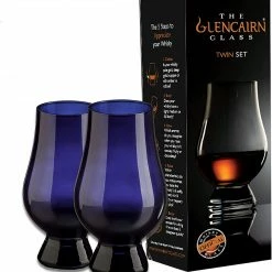 ShopHippo Blue Glencairn Whisky Glass, Set Of Two In Twin Gift Carton New