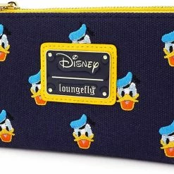 LOUNGEFLY X Disney Donald Duck All-Over Print Embroidered Canvas Zip Wallet 6 LOUNGEFLY X Disney Donald Duck All-Over Print Embroidered Canvas Zip Wallet