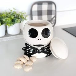 ShopHippo New Seven20 Tim Burton's The Nightmare Before Christmas Ceramic Jack Skellington Cookie Jar