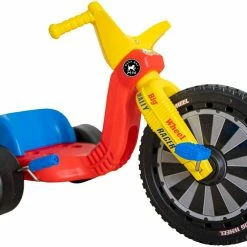 ShopHippo The Original Big Wheel 16 Inch Tricycle - Big Wheel For Kids 3-8 Boys Girls Outdoor Kids Toys Drift Trike With Spin Out Hand Brake - Rally Racer