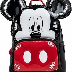 LOUNGEFLY Disney Mickey Mouse Balloon Womens Double Strap Shoulder Bag Purse
