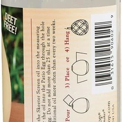 ShopHippo New Scent Shop 90602 Skeeter Screen Patio Egg Mosquito Deterrent Refill Oil, 8 Ounces, 1 7 ShopHippo New Scent Shop 90602 Skeeter Screen Patio Egg Mosquito Deterrent Refill Oil, 8 Ounces, 1