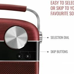 ShopHippo SAREGAMA Carvaan SC01 Portable Digital Music Player - Hindi (with App WiFi, Cherrywood) New