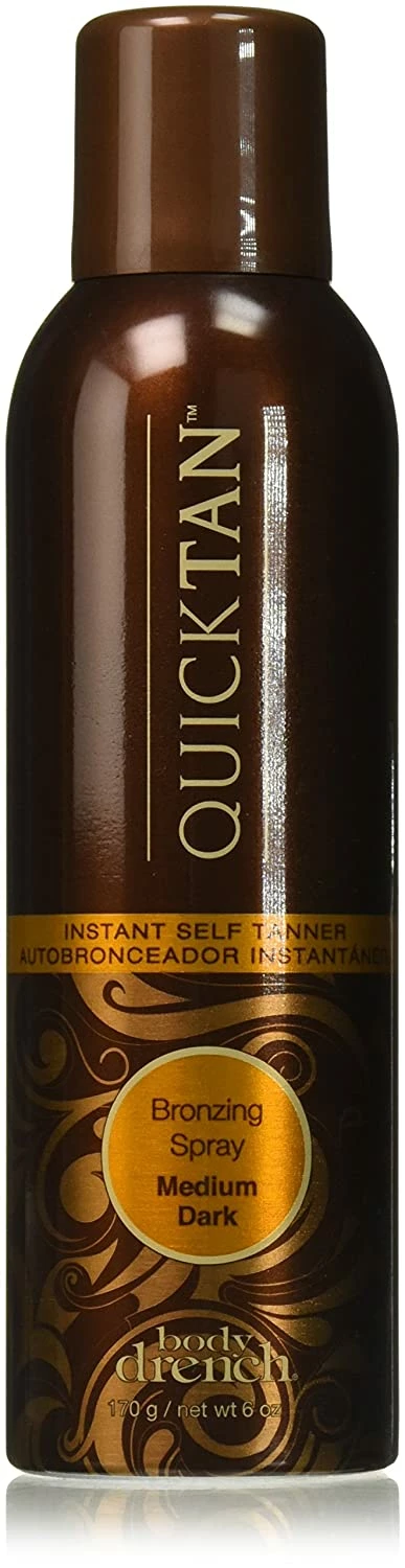 ShopHippo BODY DRENCH Quick Tan Instant Self Tanning Spray, Medium Dark, 6 Oz (Pack Of 3) New 3 ShopHippo BODY DRENCH Quick Tan Instant Self Tanning Spray, Medium Dark, 6 Oz (Pack Of 3) New
