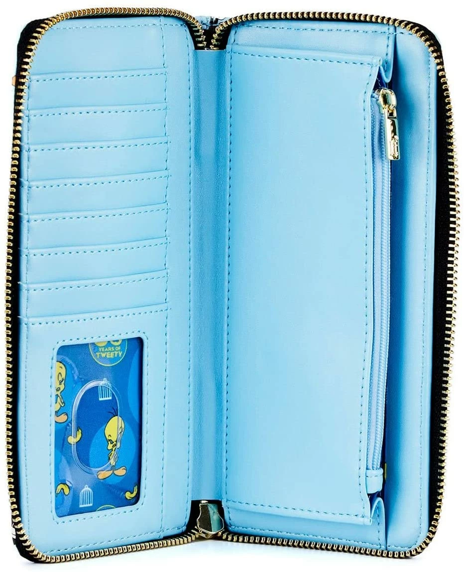 New LOUNGEFLY X Looney Tunes Tweety And Sylvester Zip-Around Wallet 5 New LOUNGEFLY X Looney Tunes Tweety And Sylvester Zip-Around Wallet