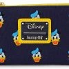 LOUNGEFLY X Disney Donald Duck All-Over Print Embroidered Canvas Zip Wallet 2 LOUNGEFLY X Disney Donald Duck All-Over Print Embroidered Canvas Zip Wallet