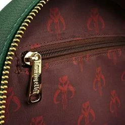 LOUNGEFLY Star Wars Boba Fett Faux Leather Mini Backpack New 8 LOUNGEFLY Star Wars Boba Fett Faux Leather Mini Backpack New