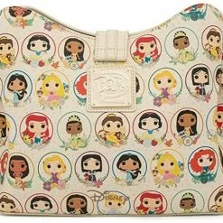 New LOUNGEFLY Pop! - Disney Princess Circles - Crossbody Bag Purse Handbag