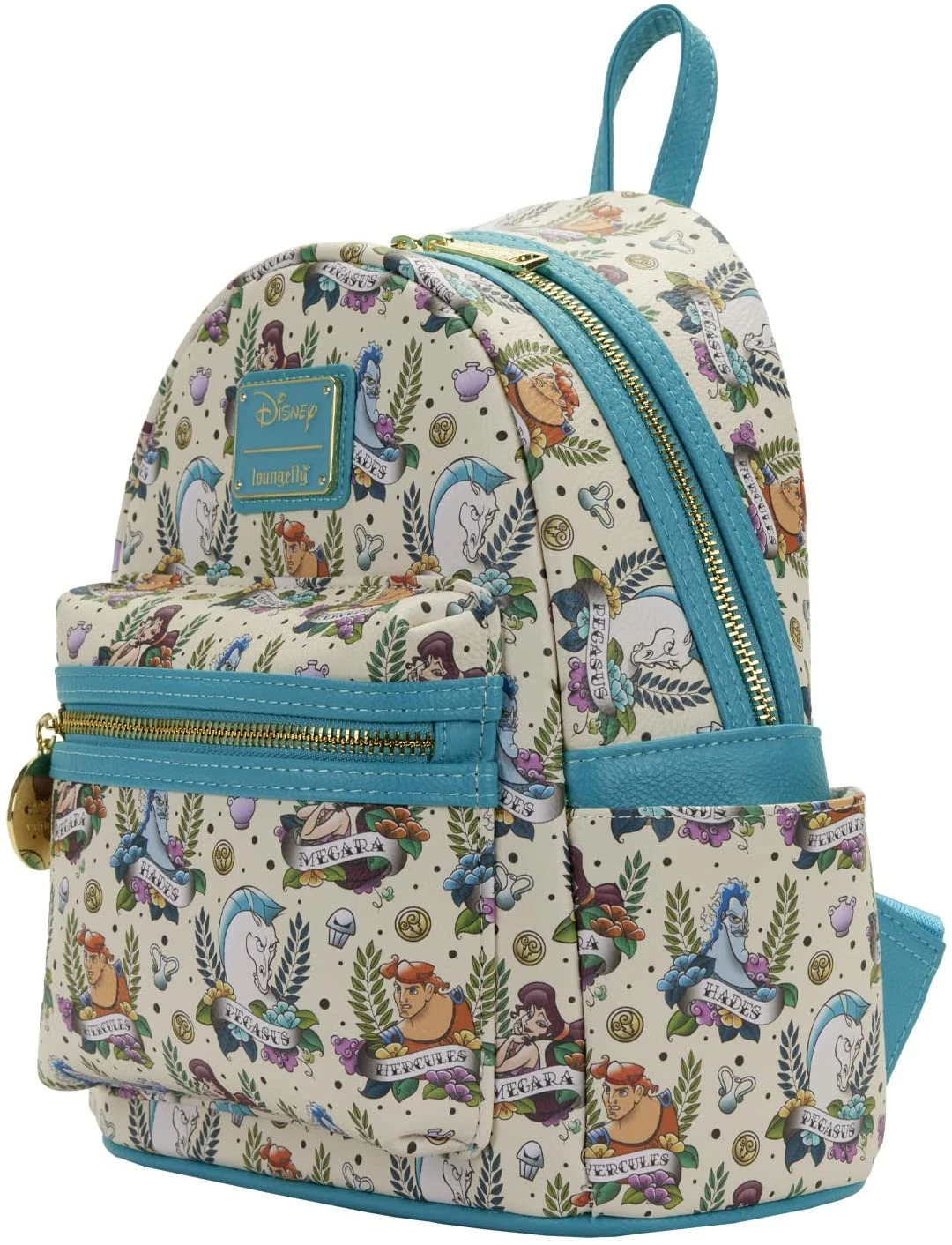 New LOUNGEFLY X Disney Hercules Tattoo Mini Backpack 6 New LOUNGEFLY X Disney Hercules Tattoo Mini Backpack
