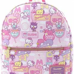 ShopHippo New Loungefly Sanrio Hello Kitty Kawaii Convertible Double Strap Shoulder Bag Handbag Purse