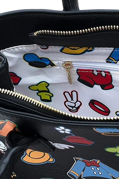 LOUNGEFLY X Disney Sensational 6 Outfits AOP Crossbody Bag New 5 LOUNGEFLY X Disney Sensational 6 Outfits AOP Crossbody Bag New