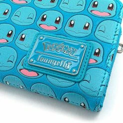 LOUNGEFLY X Pokemon Squirtle Faces Faux-Leather Flap Wallet New 9 LOUNGEFLY X Pokemon Squirtle Faces Faux-Leather Flap Wallet New