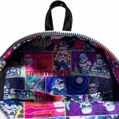 LOUNGEFLY Star Wars Stormtrooper Lenticular Mini Backpack Star Wars One Size 12 LOUNGEFLY Star Wars Stormtrooper Lenticular Mini Backpack Star Wars One Size