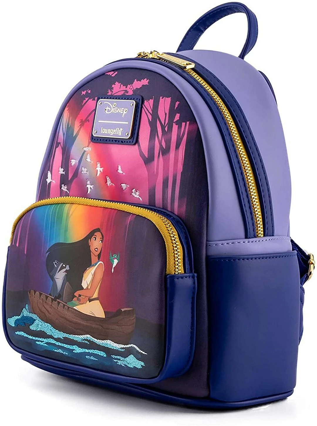 LOUNGEFLY Disney Pocohontas Just Around The River Bend Womens Double Strap Shoulder Bag Purse 7 LOUNGEFLY Disney Pocohontas Just Around The River Bend Womens Double Strap Shoulder Bag Purse