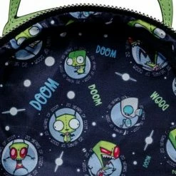 ShopHippo New LOUNGEFLY Nickelodeon Invader Zim Gir Pig Doom Womens Double Strap Shoulder Bag Purse 10 ShopHippo New LOUNGEFLY Nickelodeon Invader Zim Gir Pig Doom Womens Double Strap Shoulder Bag Purse