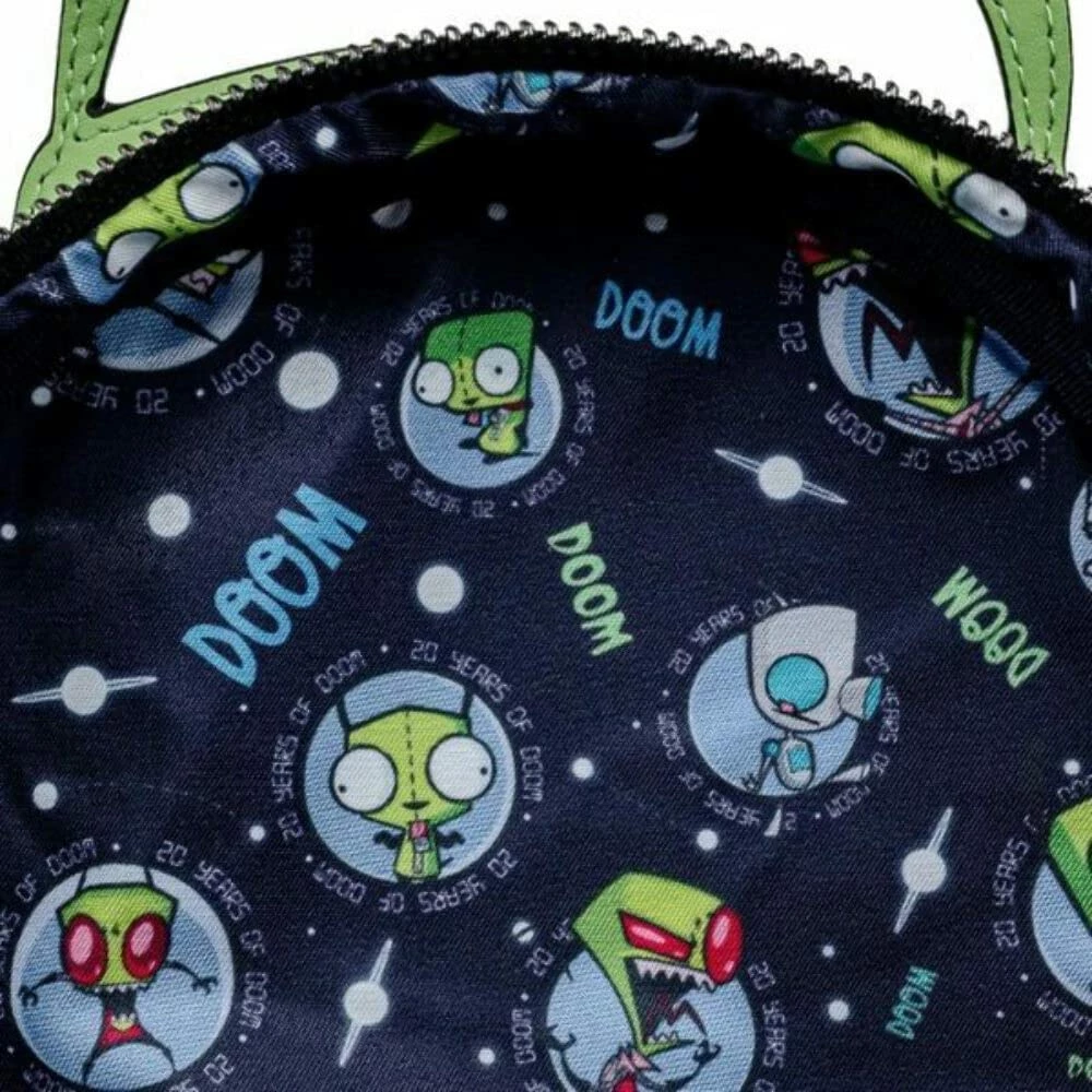 ShopHippo New LOUNGEFLY Nickelodeon Invader Zim Gir Pig Doom Womens Double Strap Shoulder Bag Purse 5 ShopHippo New LOUNGEFLY Nickelodeon Invader Zim Gir Pig Doom Womens Double Strap Shoulder Bag Purse