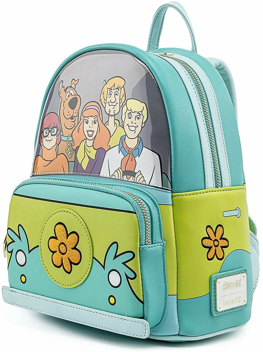 LOUNGEFLY Scooby Doo Mystery Machine Womens Double Strap Shoulder Bag Purse 4 LOUNGEFLY Scooby Doo Mystery Machine Womens Double Strap Shoulder Bag Purse