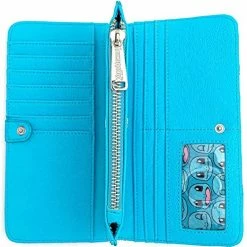 LOUNGEFLY X Pokemon Squirtle Faces Faux-Leather Flap Wallet New 8 LOUNGEFLY X Pokemon Squirtle Faces Faux-Leather Flap Wallet New