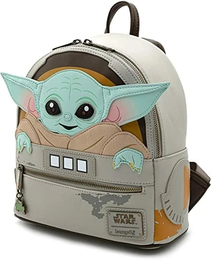 ShopHippo Loungefly Star Wars Baby Yoda The Mandalorian Double Strap Shoulder Bag Purse New 5 ShopHippo Loungefly Star Wars Baby Yoda The Mandalorian Double Strap Shoulder Bag Purse New