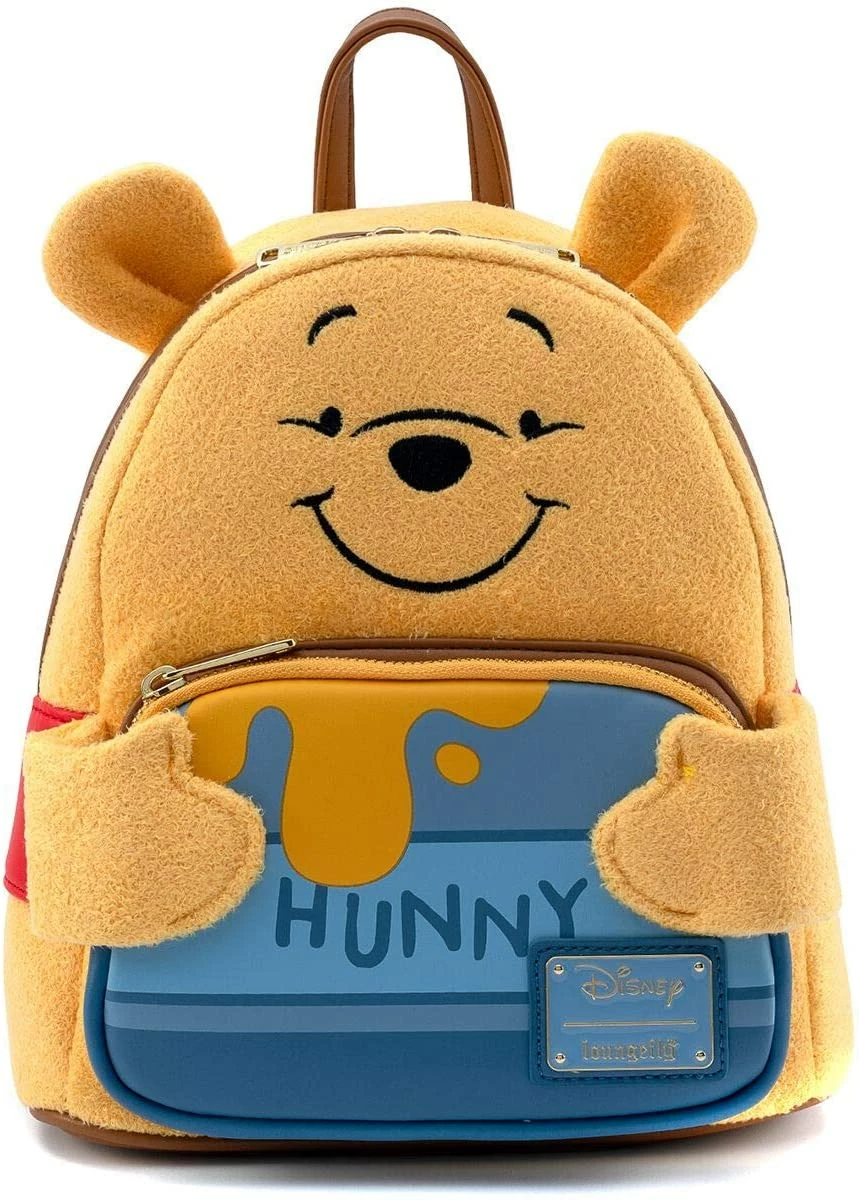 LOUNGEFLY Disney Winnie The Pooh Hunny Tummy Womens Double Strap Shoulder Bag Purse 3 LOUNGEFLY Disney Winnie The Pooh Hunny Tummy Womens Double Strap Shoulder Bag Purse