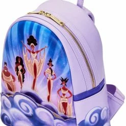 New LOUNGEFLY Disney Hercules Muses Clouds Womens Double Strap Shoulder Bag Purse 11 New LOUNGEFLY Disney Hercules Muses Clouds Womens Double Strap Shoulder Bag Purse