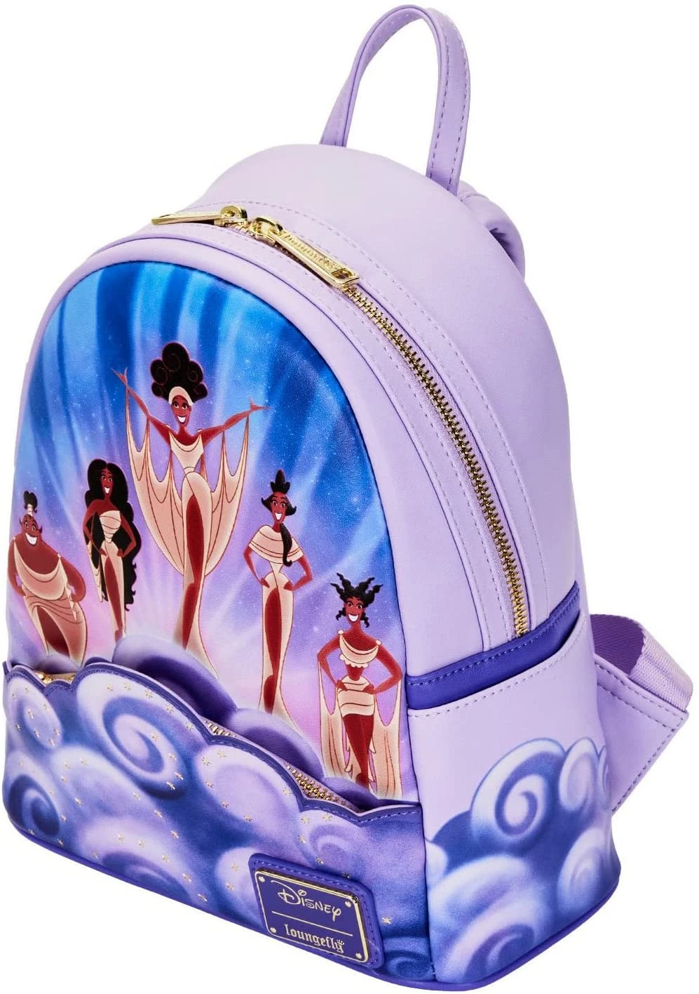 New LOUNGEFLY Disney Hercules Muses Clouds Womens Double Strap Shoulder Bag Purse 6 New LOUNGEFLY Disney Hercules Muses Clouds Womens Double Strap Shoulder Bag Purse