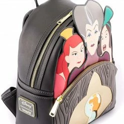 LOUNGEFLY Disney Villains Scene Evil Stepmother And Stepsisters Womens Double Strap Shoulder Bag Purse New 13 LOUNGEFLY Disney Villains Scene Evil Stepmother And Stepsisters Womens Double Strap Shoulder Bag Purse New