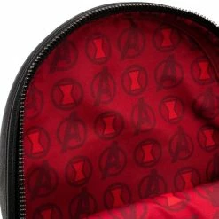 LOUNGEFLY Marvel Black Widow Mini Backpack Standard 10 LOUNGEFLY Marvel Black Widow Mini Backpack Standard