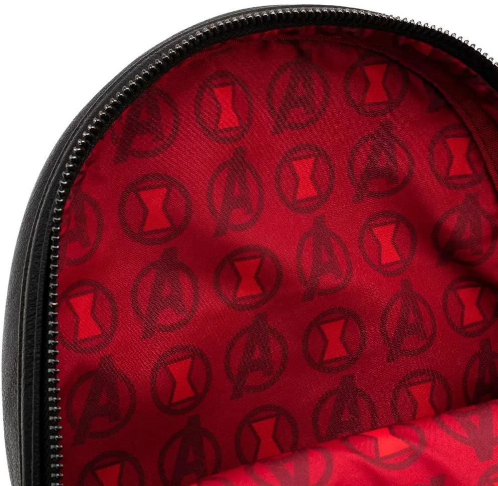 LOUNGEFLY Marvel Black Widow Mini Backpack Standard 5 LOUNGEFLY Marvel Black Widow Mini Backpack Standard