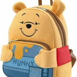 LOUNGEFLY Disney Winnie The Pooh Hunny Tummy Womens Double Strap Shoulder Bag Purse 10 LOUNGEFLY Disney Winnie The Pooh Hunny Tummy Womens Double Strap Shoulder Bag Purse