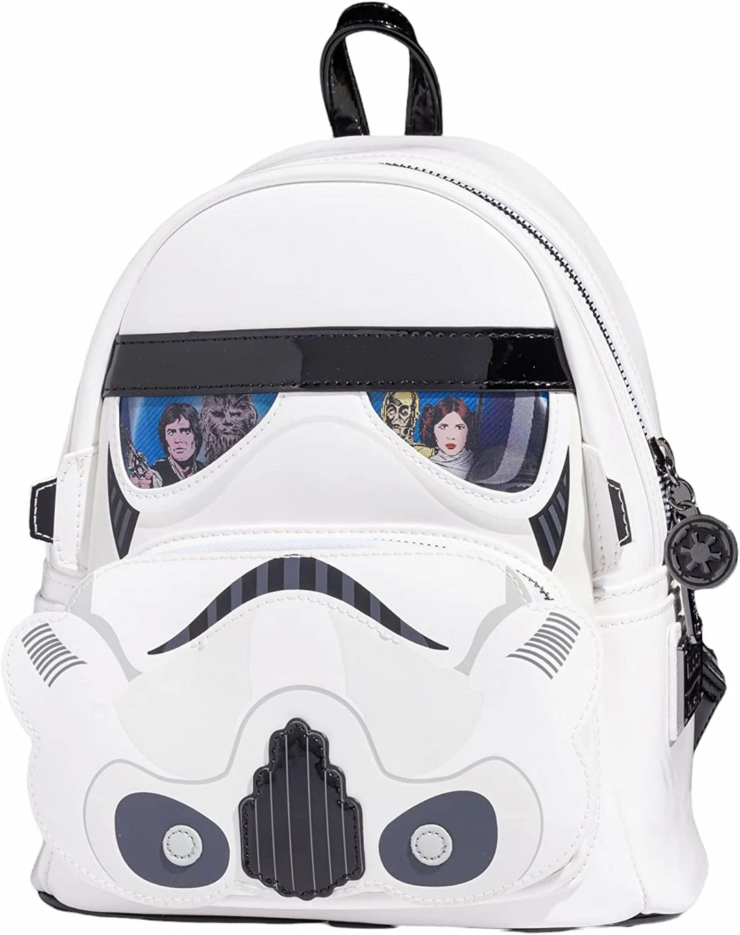 LOUNGEFLY Star Wars Stormtrooper Lenticular Mini Backpack Star Wars One Size 3 LOUNGEFLY Star Wars Stormtrooper Lenticular Mini Backpack Star Wars One Size