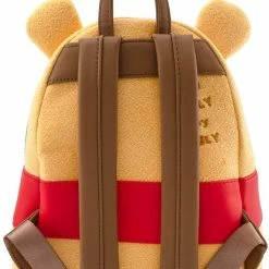 LOUNGEFLY Disney Winnie The Pooh Hunny Tummy Womens Double Strap Shoulder Bag Purse