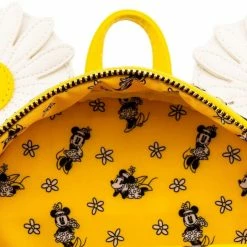LOUNGEFLY Disney Minnie Mouse Daisies Womens Double Strap Shoulder Bag Purse 9 LOUNGEFLY Disney Minnie Mouse Daisies Womens Double Strap Shoulder Bag Purse