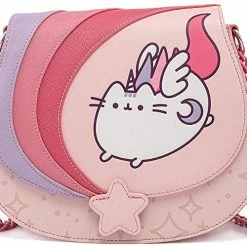 LOUNGEFLY Pusheen Unicorn Ombre Chain Strap Crossbody Bag
