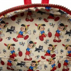 LOUNGEFLY Disney Pinnochio Marionette Womens Double Strap Shoulder Bag Purse New 9 LOUNGEFLY Disney Pinnochio Marionette Womens Double Strap Shoulder Bag Purse New