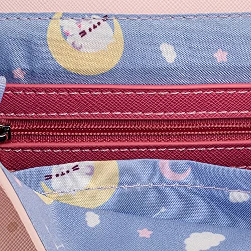LOUNGEFLY Pusheen Unicorn Ombre Chain Strap Crossbody Bag 5 LOUNGEFLY Pusheen Unicorn Ombre Chain Strap Crossbody Bag