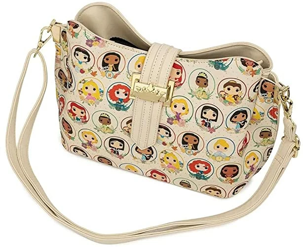 New LOUNGEFLY Pop! - Disney Princess Circles - Crossbody Bag Purse Handbag 7 New LOUNGEFLY Pop! - Disney Princess Circles - Crossbody Bag Purse Handbag