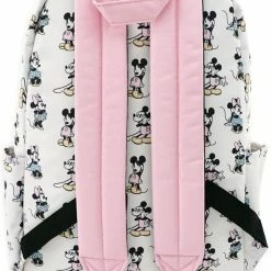 LOUNGEFLY Pastel Minnie Mickey Nylon Backpack Standard