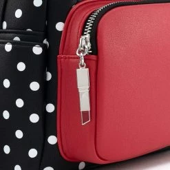 ShopHippo New LOUNGEFLY Disney Minnie Mouse Polka Dot Womens Double Strap Shoulder Bag Purse 13 ShopHippo New LOUNGEFLY Disney Minnie Mouse Polka Dot Womens Double Strap Shoulder Bag Purse
