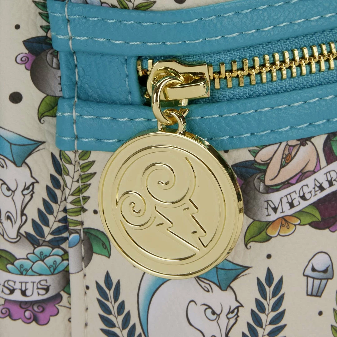 New LOUNGEFLY X Disney Hercules Tattoo Mini Backpack 8 New LOUNGEFLY X Disney Hercules Tattoo Mini Backpack