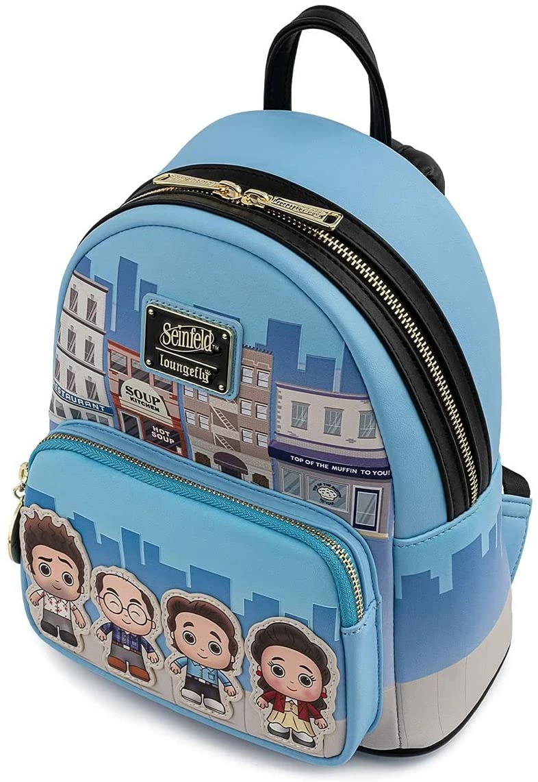 Loungefly New Funko LF CORE Seinfeld CAST Art Mini Faux Backpack 7 Loungefly New Funko LF CORE Seinfeld CAST Art Mini Faux Backpack
