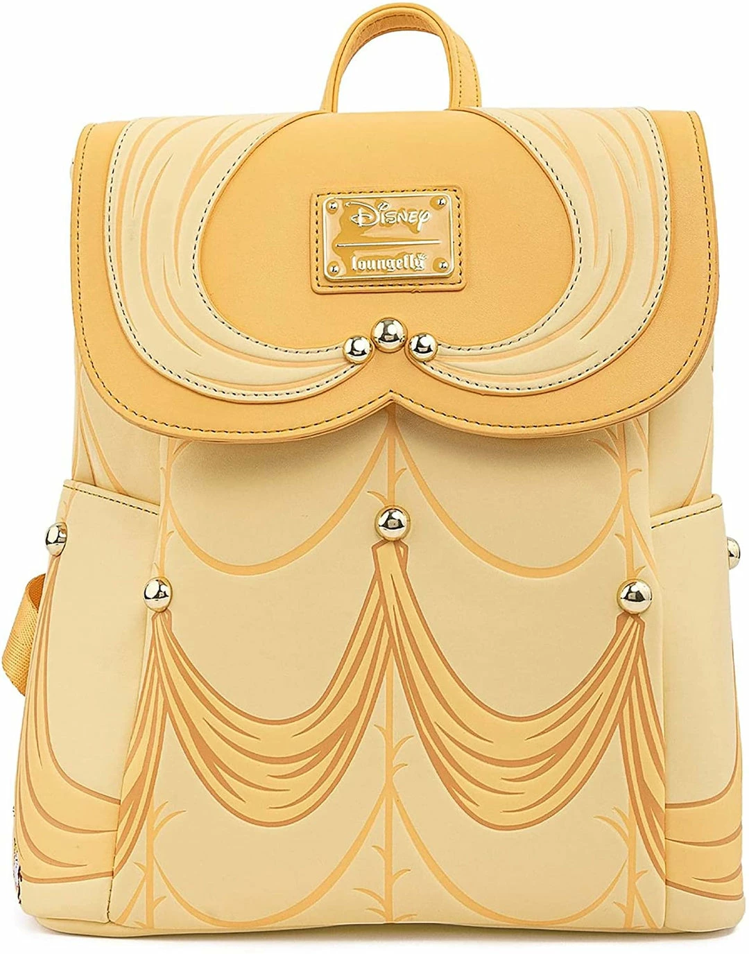 New LOUNGEFLY Disney Beauty And The Beast Belle Cosplay Womens Double Strap Shoulder Bag Purse 3 New LOUNGEFLY Disney Beauty And The Beast Belle Cosplay Womens Double Strap Shoulder Bag Purse