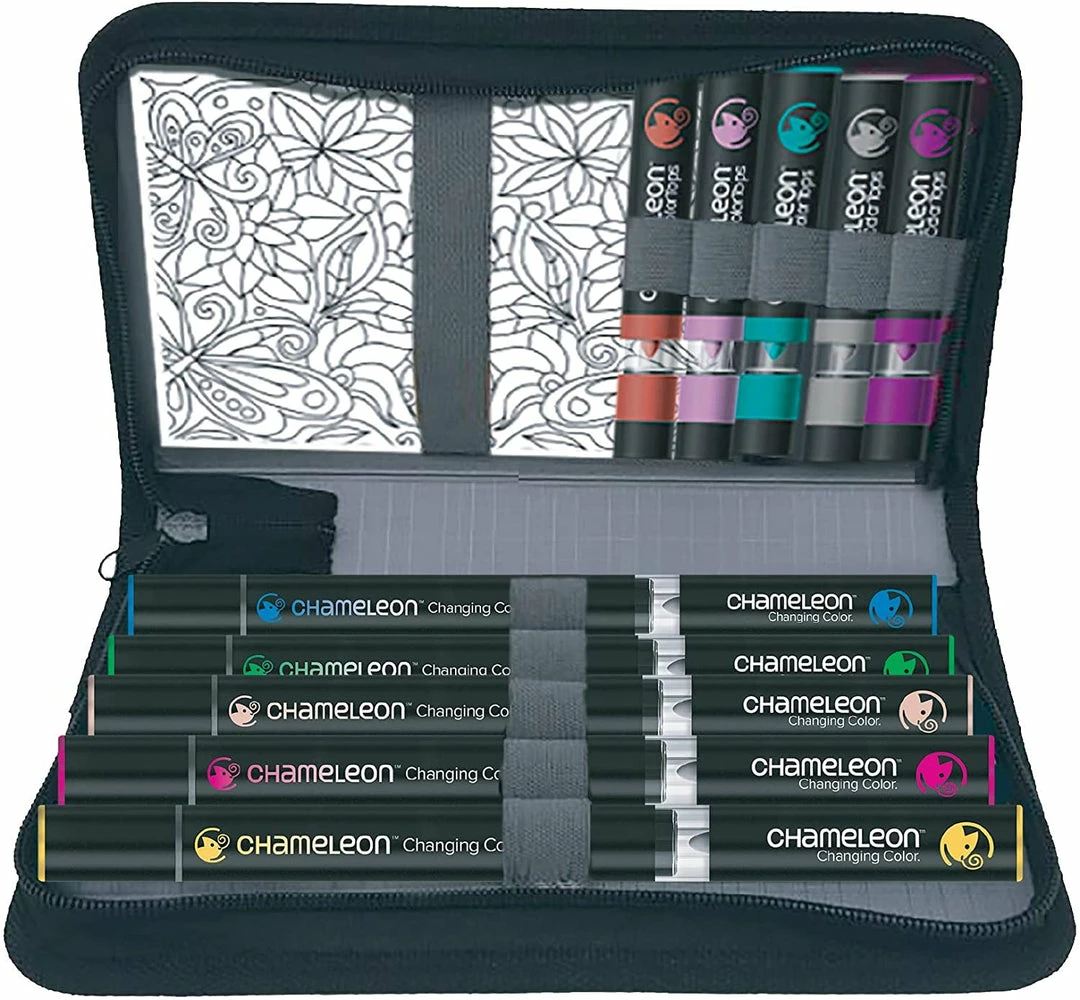 ShopHippo New CHAMELEON KIDZ™ - Chameleon Art Products, Chameleon 5 Chameleon Pens, 5 Color Tops, 6 Color Cards, Travel Case 4 ShopHippo New CHAMELEON KIDZ™ - Chameleon Art Products, Chameleon 5 Chameleon Pens, 5 Color Tops, 6 Color Cards, Travel Case
