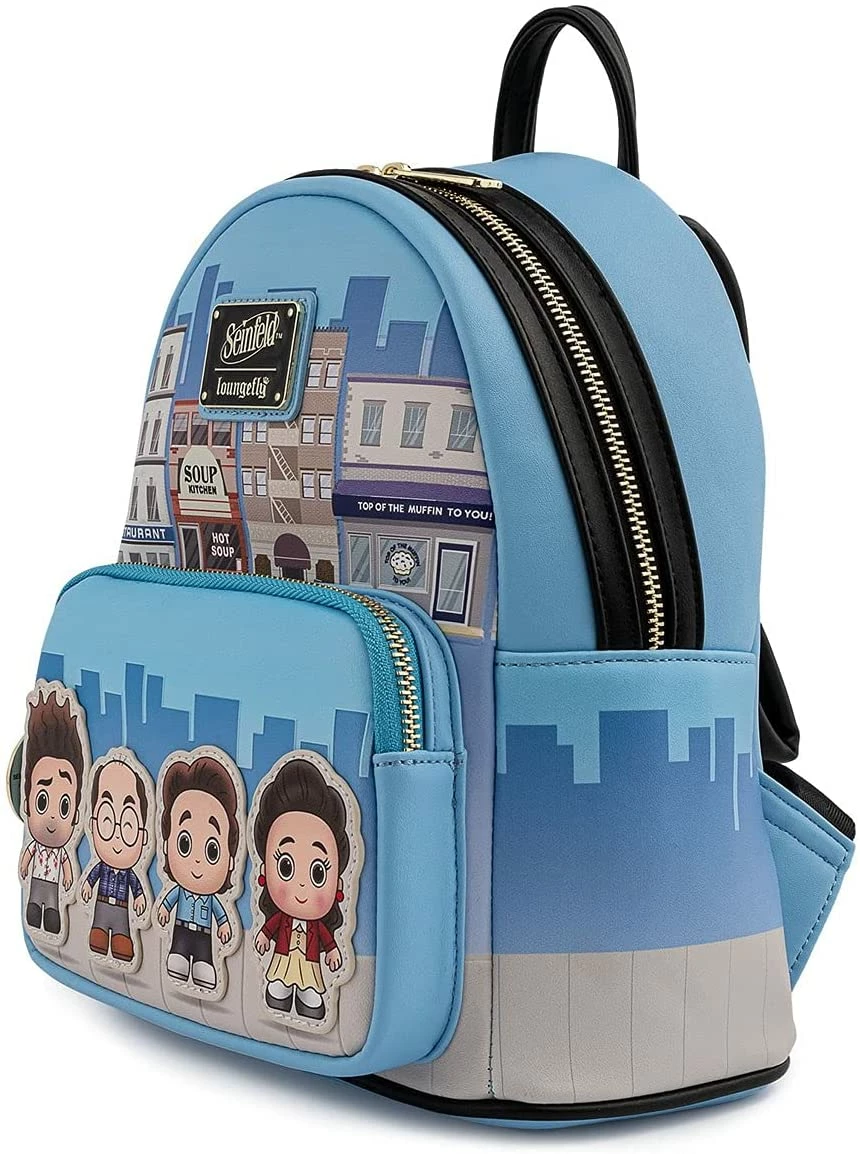 Loungefly New Funko LF CORE Seinfeld CAST Art Mini Faux Backpack 6 Loungefly New Funko LF CORE Seinfeld CAST Art Mini Faux Backpack
