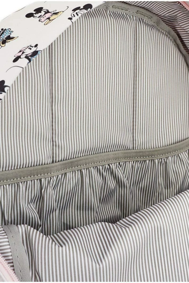 LOUNGEFLY Pastel Minnie Mickey Nylon Backpack Standard 5 LOUNGEFLY Pastel Minnie Mickey Nylon Backpack Standard