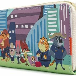 ShopHippo LOUNGEFLY Disney Zootopia Chibi Group Zip Around Wallet New 7 ShopHippo LOUNGEFLY Disney Zootopia Chibi Group Zip Around Wallet New